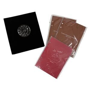 Galison New York Address Book and 3 Packs of Refill Pages Black Telephone Desk